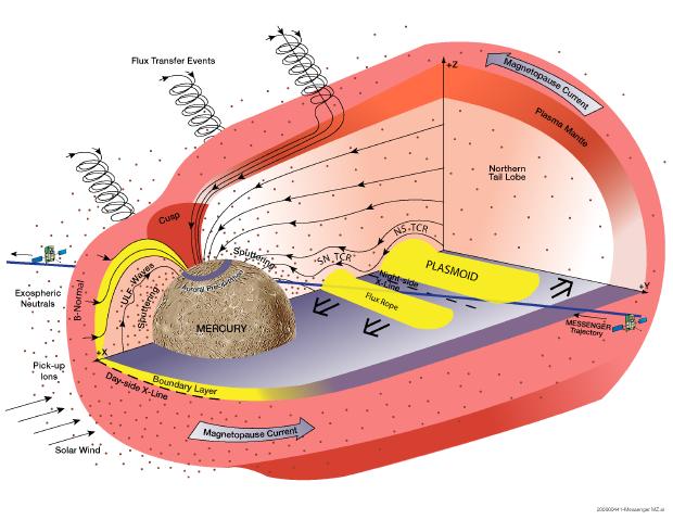 Magnetic Tornadoes Forming in Mercury's Magnetic Field